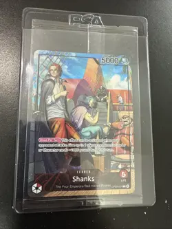 Shanks (2025 PSA Magazine Promo) OP09-001 (SEALED) Promotion Card Foil - Image 1