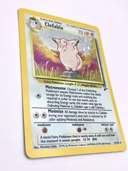 Clefable 5/130 Base Set 2 Holo Unlimited Holo Rare Pokemon Card WOTC - Image 3