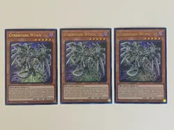 Yugioh - Cyberdark Wurm x 3 - 1st Edition Ultra Rare NM - Free Holo Card - Image 1
