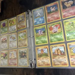 200+ Pokemon Cards - Binder Included- Pokemon Base Set Jungle Fossil Neo Genesis - Image 1