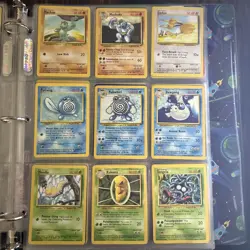 200+ Pokemon Cards - Binder Included- Pokemon Base Set Jungle Fossil Neo Genesis - Image 2