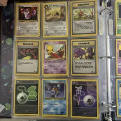 200+ Pokemon Cards - Binder Included- Pokemon Base Set Jungle Fossil Neo Genesis - Image 4