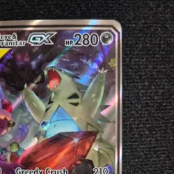 Pokemon Mega Sableye & Tyranitar GX Full Art Card 226/236 Unified Minds NM - Image 3