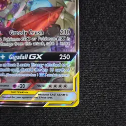 Pokemon Mega Sableye & Tyranitar GX Full Art Card 226/236 Unified Minds NM - Image 4