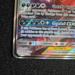 Pokemon Mega Sableye & Tyranitar GX Full Art Card 226/236 Unified Minds NM - Image 5