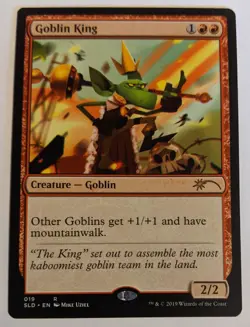 MTG English Magic Card Near Mint GOBLIN KING from Secret Lair (Explosion Sounds) - Image 1