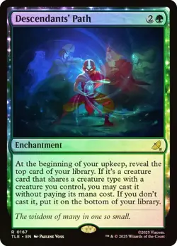 Descendants' Path Foil Avatar: The Last Airbender NM MTG - Image 1
