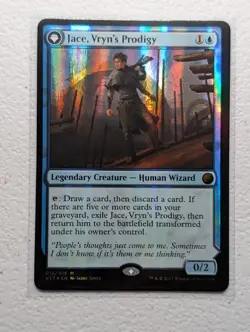 MTG - Jace, Vryn's Prodigy / Jace, Telepath Unbound - Planeswalker - V17 12 - NM - Image 1
