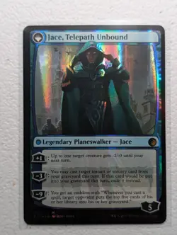 MTG - Jace, Vryn's Prodigy / Jace, Telepath Unbound - Planeswalker - V17 12 - NM - Image 2