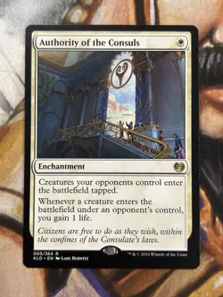 MTG Authority of the Consuls (5/291) Kaladesh Regular English - NM 🔥 - Image 1