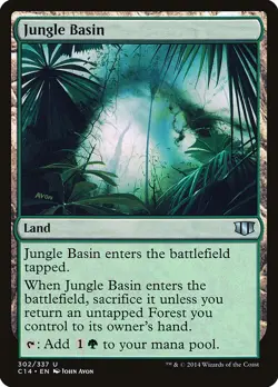 1x Jungle Basin - NM - See Pic for Set - SPARROW MAGIC mtg - Image 1