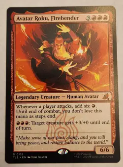 Avatar Roku, Firebender TLE #112 Mythic Regular NM+ - Image 1