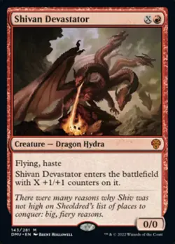 Shivan Devastator [Dominaria United] Near Mint - Image 1