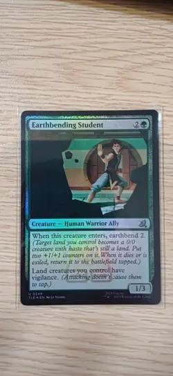 Earthbending Student | Foil | MTG | TLA | Near Mint | English EN - Image 1