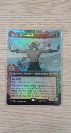 Bumi, Unleashed | Foil | Borderless | MTG | TLA | Near Mint | English EN - Image 1
