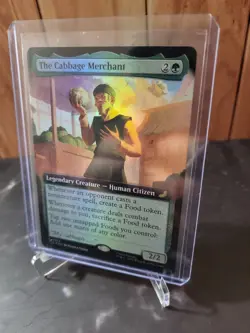 MTG The Cabbage Merchant #0203 FOIL Borderless Rare Avatar Legendary TLE - Image 1