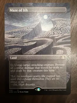 Maze of Ith : MTG *Borderless* Dominaria Remastered #456 / NM - Image 1