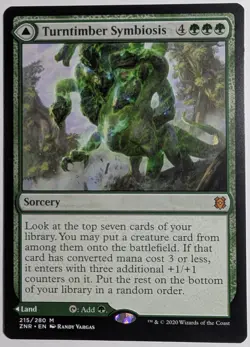 Turntimber Symbiosis x1 Zendikar Rising Magic the Gathering MTG LP/NM - Image 1