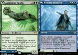 Magic the Gathering -MTG- Augmenter Pugilist/Echoing Equation - Image 1