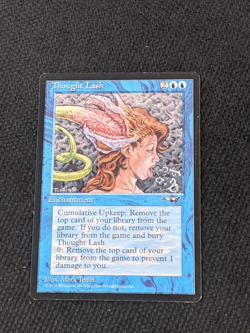 1996 Alliances Magic The Gathering Thought Lash Unplayed Pack Fresh - Image 2