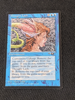1996 Alliances Magic The Gathering Thought Lash Unplayed Pack Fresh - Image 3