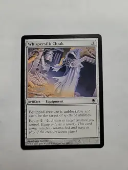 MTG - Whispersilk Cloak _ Darksteel Regular Common #160 - Image 1