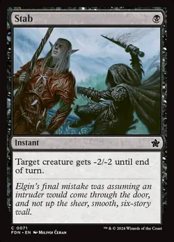 Stab x4 4x Foundations NM MTG - Image 1