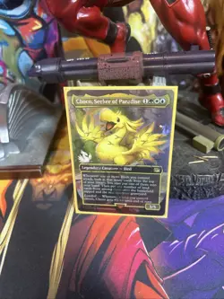 Choco, Seeker of Paradise (Borderless Chocobo Track Foil Final Fantasy MTG MANOR - Image 1
