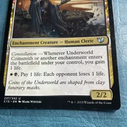 Underworld Coinsmith Commander 2015 Regular 237/342 Uncommon LP MTG - Image 3