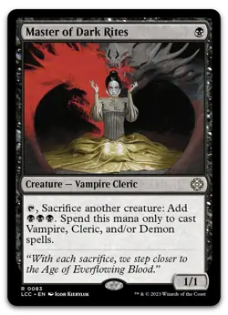 Master of Dark Rites #83 (NM) Lost Caverns of Ixalan LCC Magic MTG - Image 1