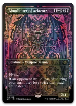 Bloodletter of Aclazotz (Borderless) #336 (Foil) NM Lost Caverns of Ixalan - Image 1