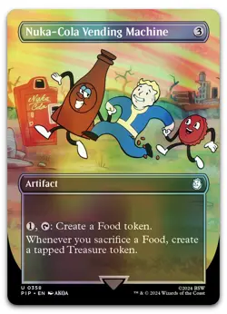 Nuka-Cola Vending Machine (Borderless) #358 (Foil) (NM) Fallout PIP Magic MTG - Image 1