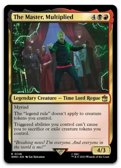 The Master, Multiplied #146 (NM) Doctor Who WHO Magic MTG - Image 1