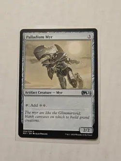 Palladium Myr - M21 Core Set 2021 - LP - Uncommon - Artifact Creature - MTG - Image 1
