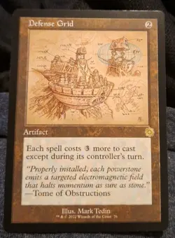 MTG - Defense Grid (Schematic) R The Brothers' War: Retro Frame Artifacts 76 LP- - Image 1