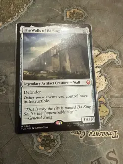 The Walls of Ba Sing Se Regular NM MTG Mythic Rare Legendary Wall - Image 1