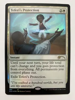 MTG Teferi’s Protection (164) *Foil* Secret Lair Extra Life 2020 MT/NM Free Ship - Image 1