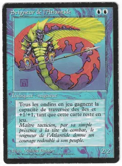 ►Magic-Style◄ MTG - Lord of Atlantis - French Revised FBB - Played - Image 1