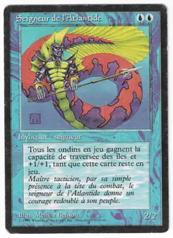 ►Magic-Style◄ MTG - Lord of Atlantis - French Revised FBB - Played - Image 1