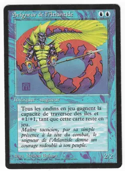 ►Magic-Style◄ MTG - Lord of Atlantis - French Revised FBB - Good/Played - Image 1