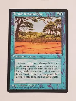 MTG Phantasmal Terrain (French Revised (BB)/Blue/C) - BGM - Image 1