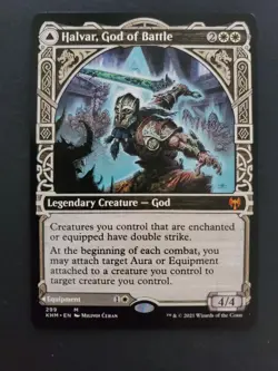 Magic the Gathering - Halvar, God of Battle (Showcase) (Kaldheim) - Single (NM) - Image 1