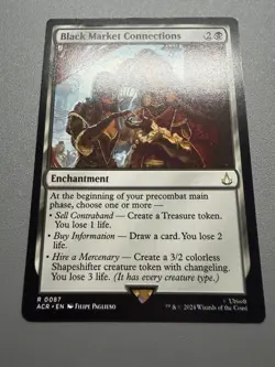 MTG Assassins Creed Black Market Connections R 0087 ACR Regular Rare NM - Image 1