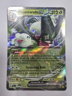 Meowscarada ex 015/193 Sv02: Paldea Evolved Holo Pokemon Tcg - Image 1