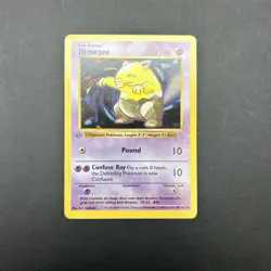 Pokemon TCG DROWZEE 1ST EDITION SHADOWLESS Base Set 49/102 NM - Image 1