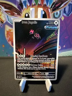 Pokemon TCG. Iron Jugulis 216/182. Paradox Rift Illustration Rare (NEAR MINT) 🌃 - Image 1