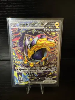 Iron Hands EX 154/131 Prismatic Evolution SIR Pokemon Special Illustration Rare - Image 1
