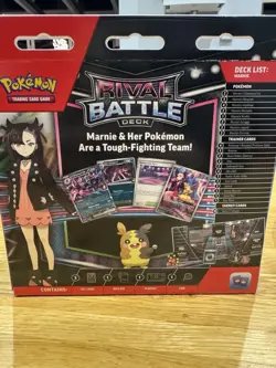 Pokemon TCG Sealed Rival Battle Deck Marnie's Morpeko SVP 206 Black Star Promo - Image 2