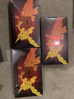 Pokemon TCG Team Rocket’s Moltres EX Ultra Premium Collection (UPC) -SEALED (X3) - Image 1