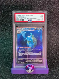 PSA 9 Blastoise EX Special Illustration Rare - 200/165 Pokemon 2023 S&V 151 - Image 1